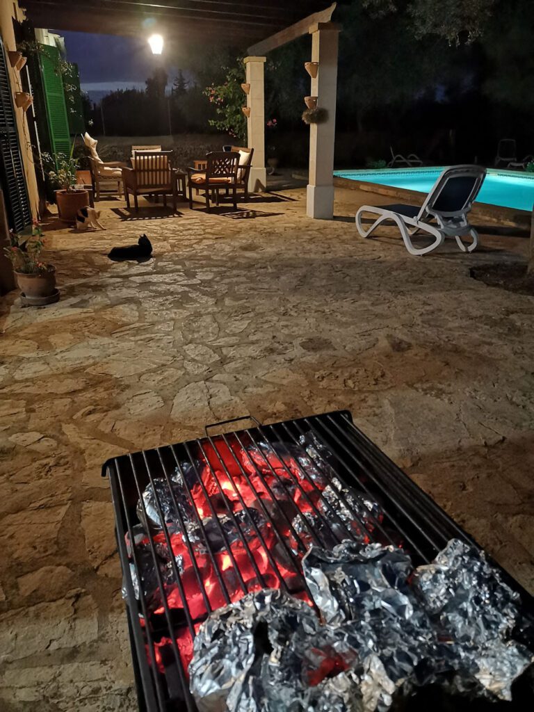 Grillabend auf der Finca Falantix, Mallorca